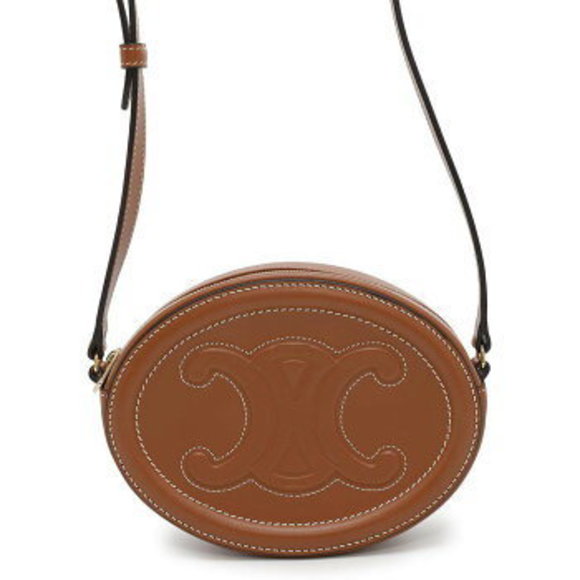 Celine Oval Cuir Triomphe Shoulder Bag - Picture 1 of 8